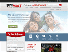 Tablet Screenshot of gominis.com